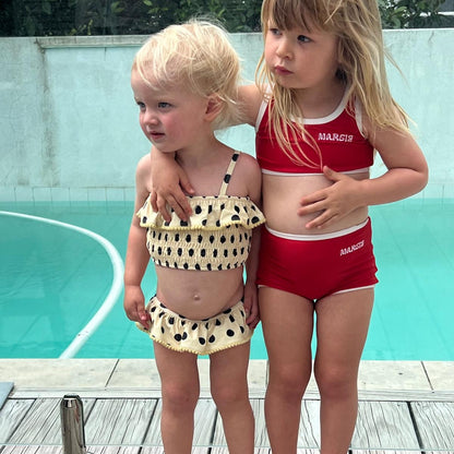 yellow polka dot nellie bikini