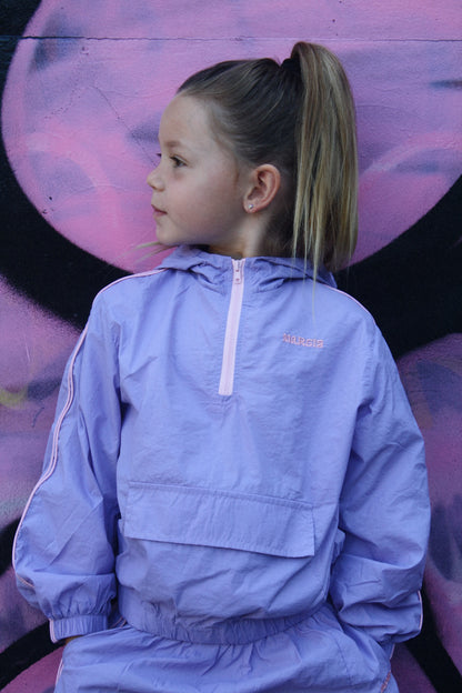 Recycled tracksuit jacket - lilac