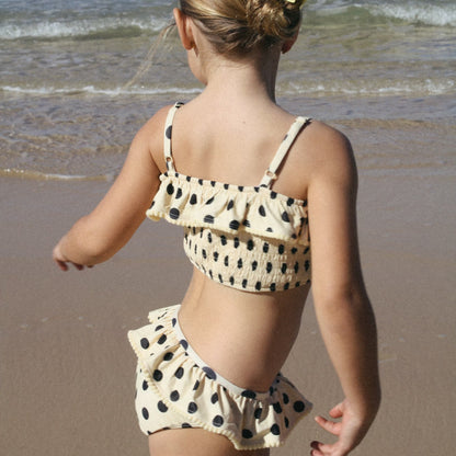 yellow polka dot nellie bikini