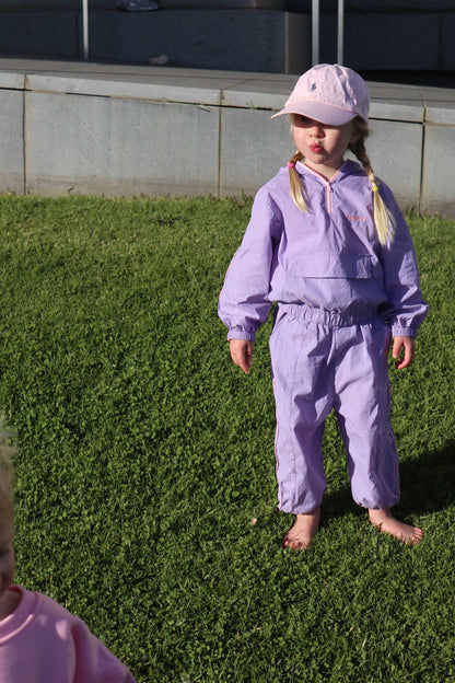 Recycled tracksuit jacket - lilac