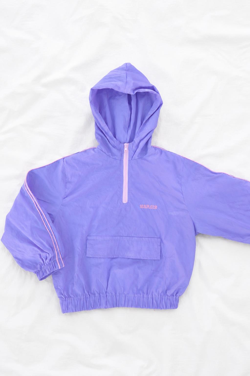 Recycled tracksuit jacket - lilac